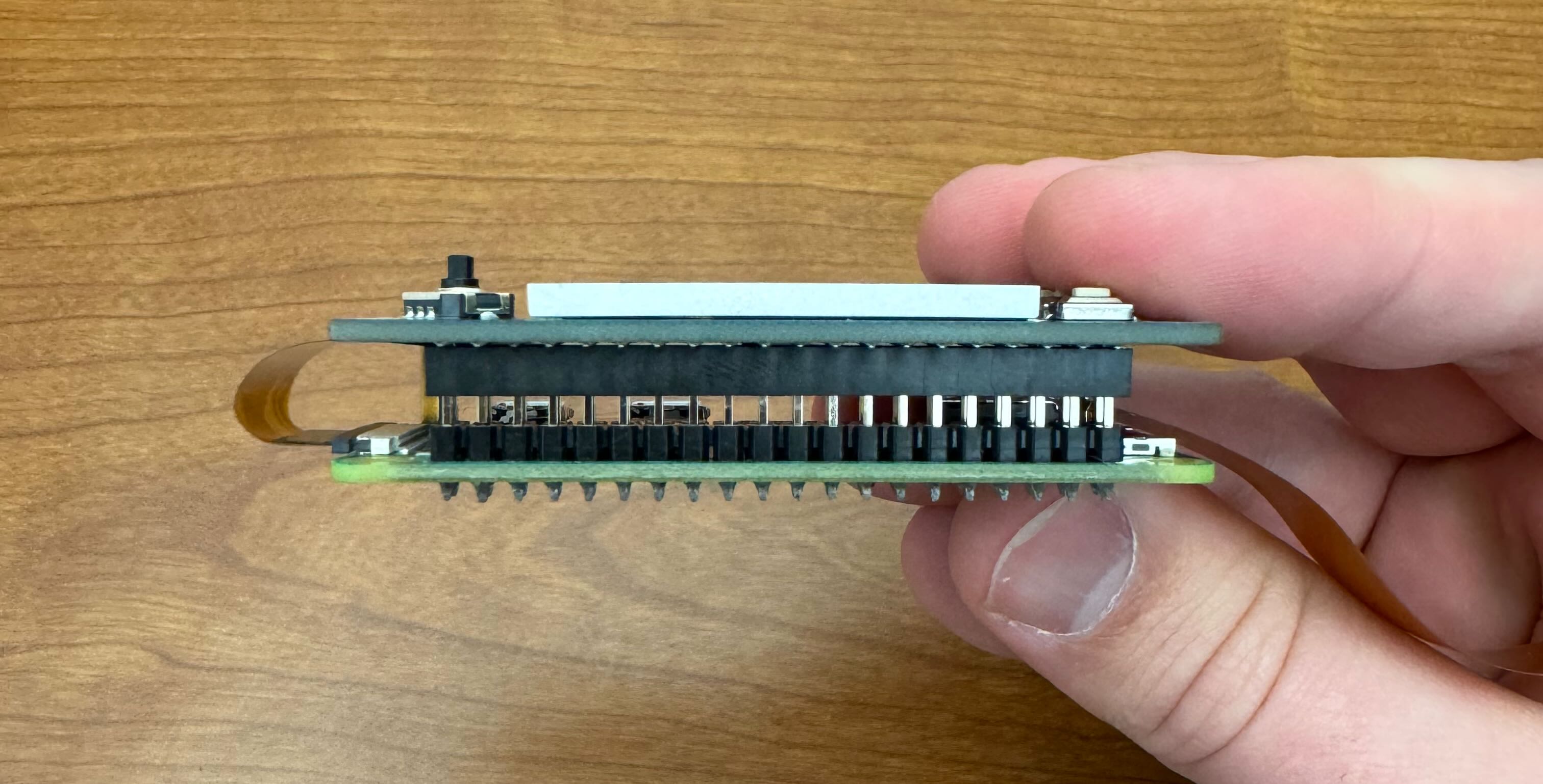 Bent ribbon cable